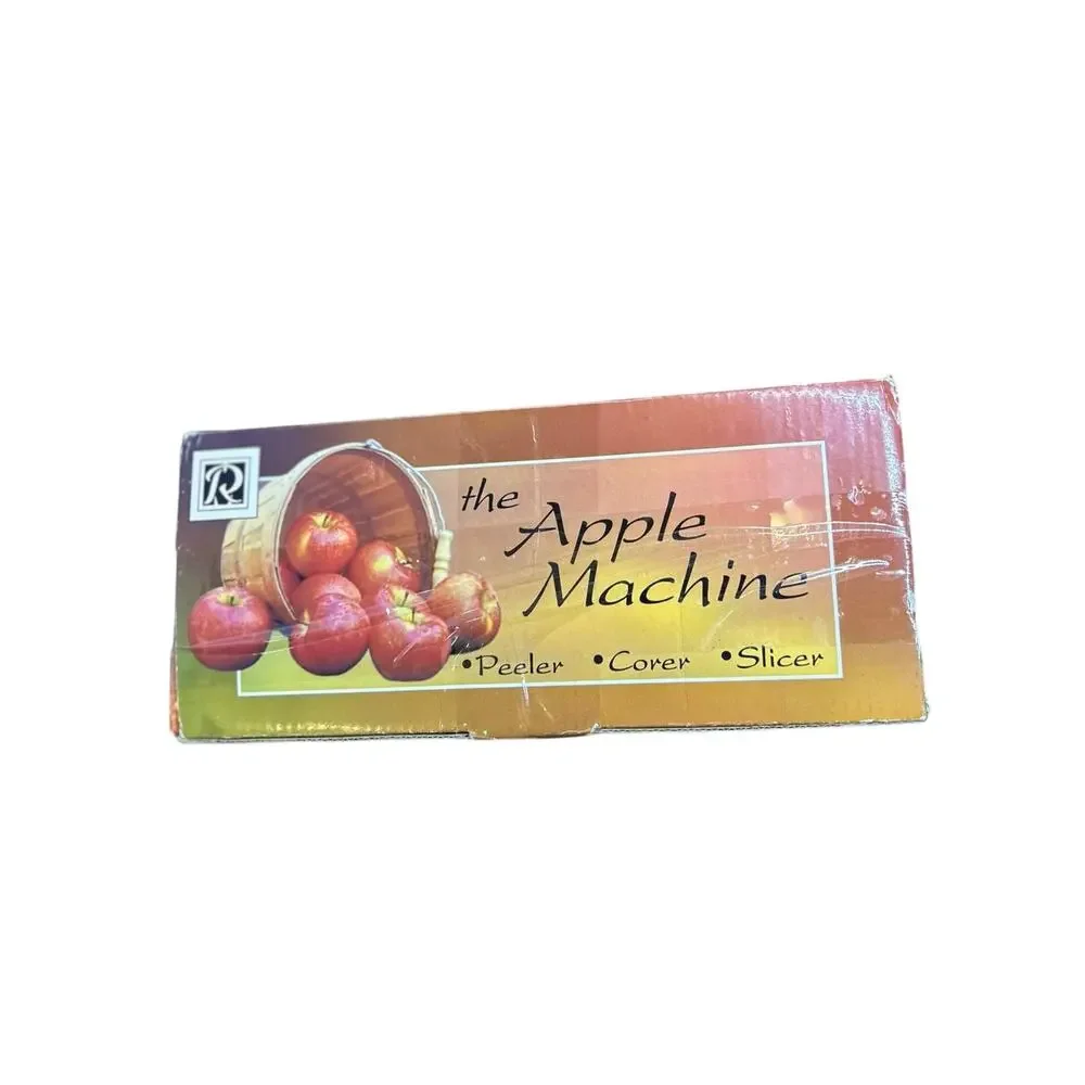 Vintage R&M International Apple Peeler Machine –Peels, Cores & Slices - NIB
